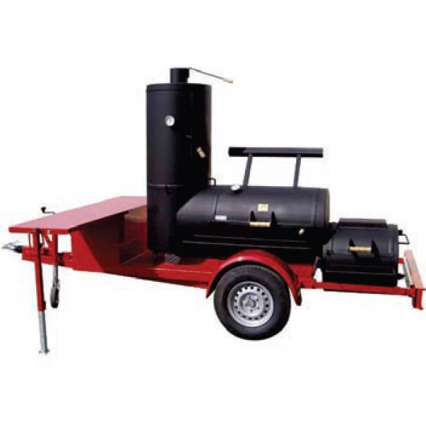 24" Chuckwagon Catering Smoker Trailer
