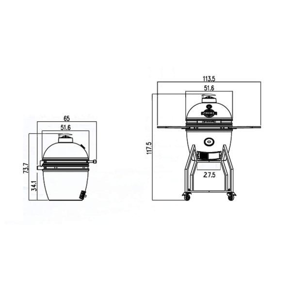 Medium Kamado 16"