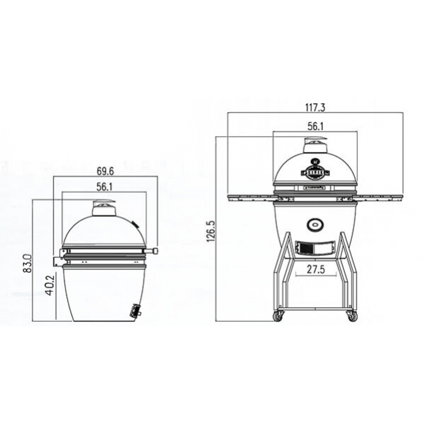 Large Kamado 19"